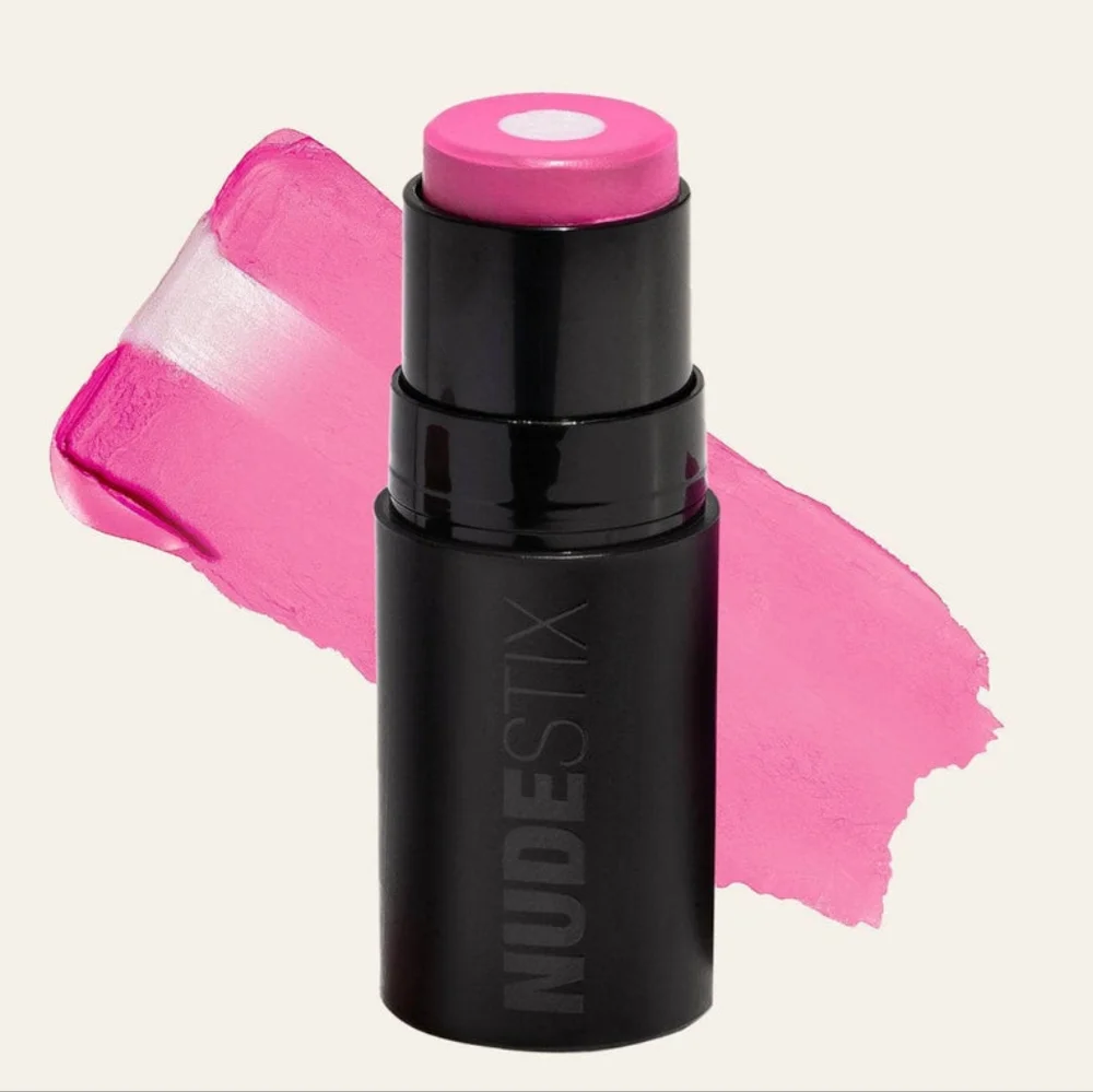 NUDESTIX Magenta Magic Glow Core All Over Cream Blush, Lip & Eye Makeup Stick